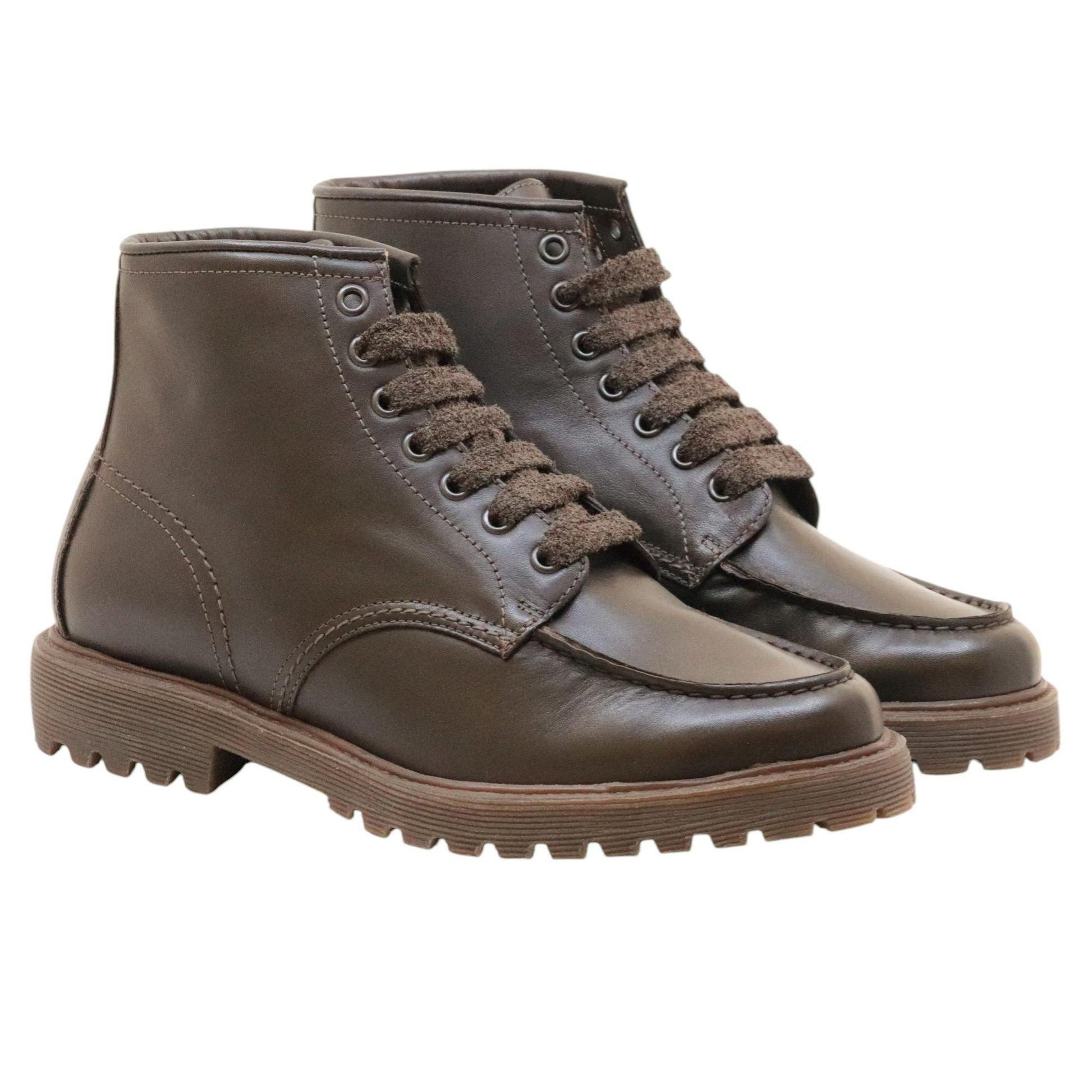 Antica Cuoieria 23059 stivaletto uomo in pelle marrone 