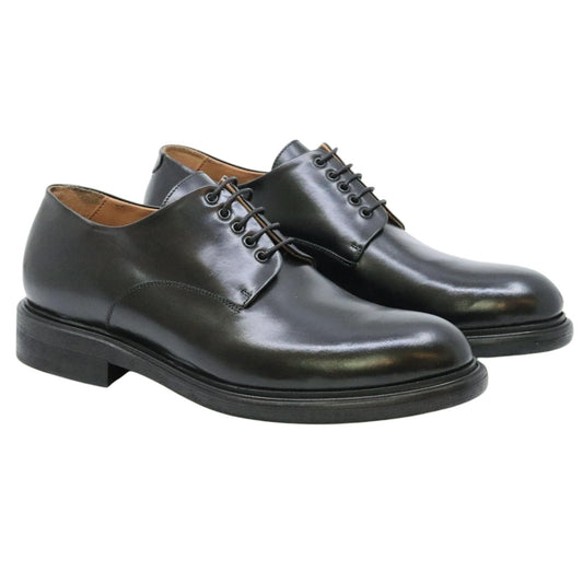 Crispiniano 860 scarpa derby uomo pelle nera 