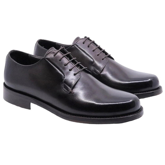 Scarpa Derby uomo Crispiniano 490 in pelle nera 