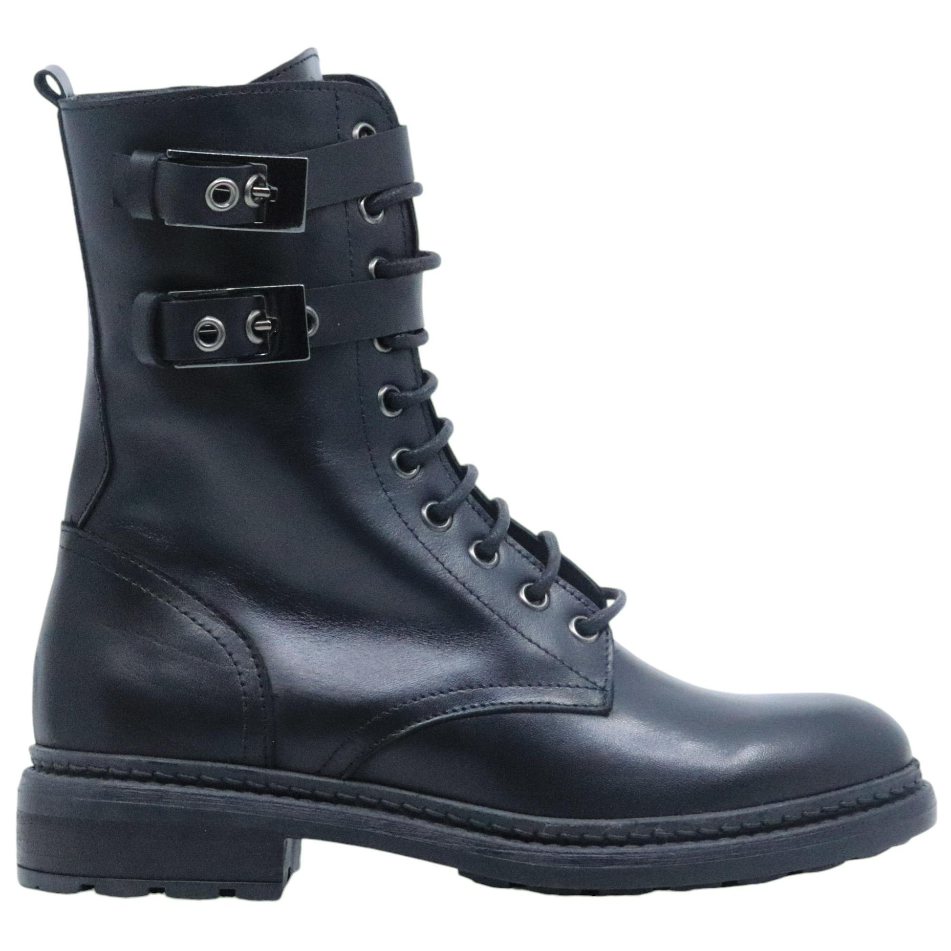 Stivaletto donna The Seller GD731 in pelle nera 