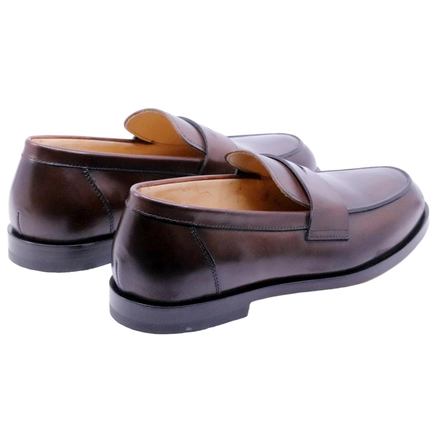 Mocassino uomo Mille 885 Milton in pelle marrone bruciato 