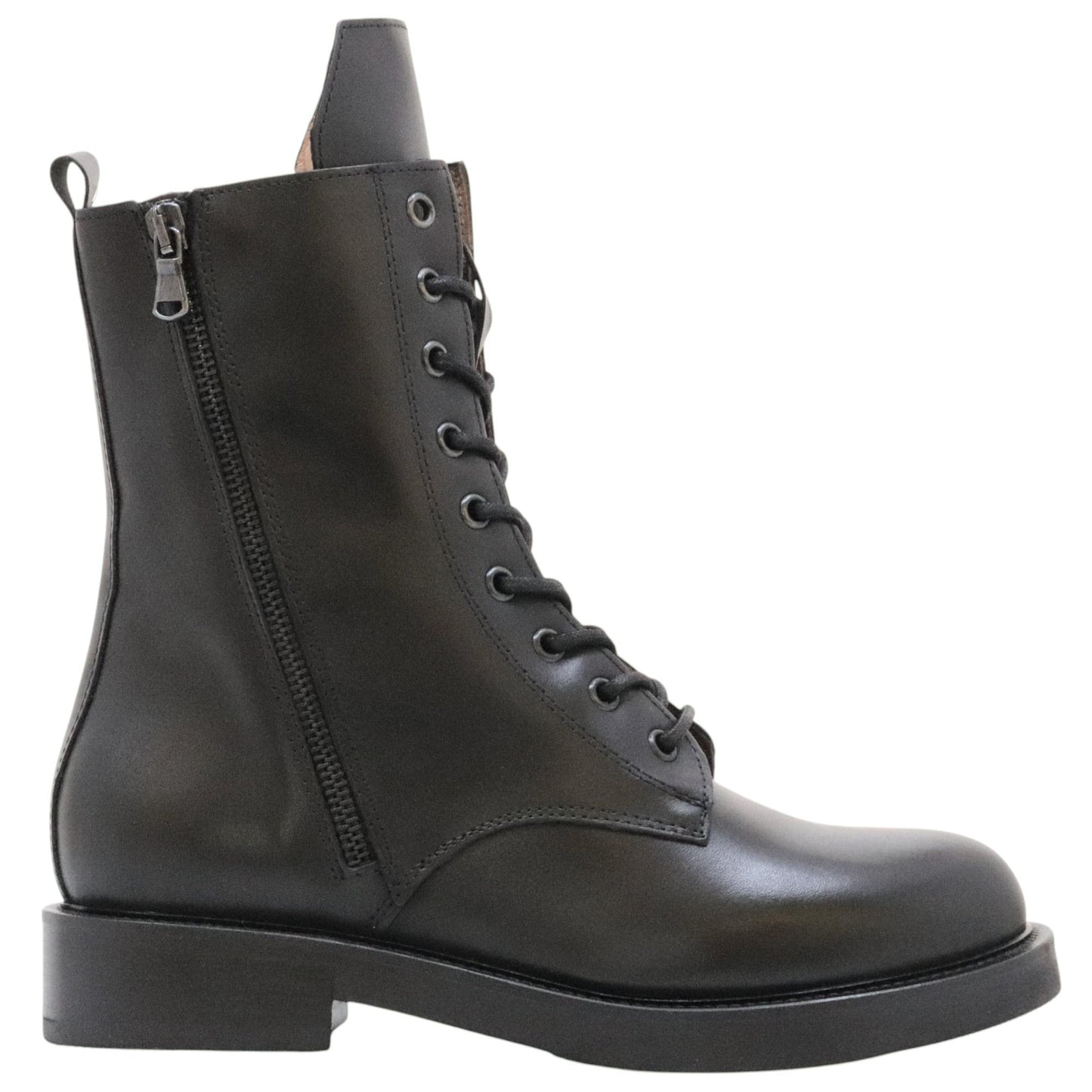 The Seller MW548 stivaletto donna in pelle nera 