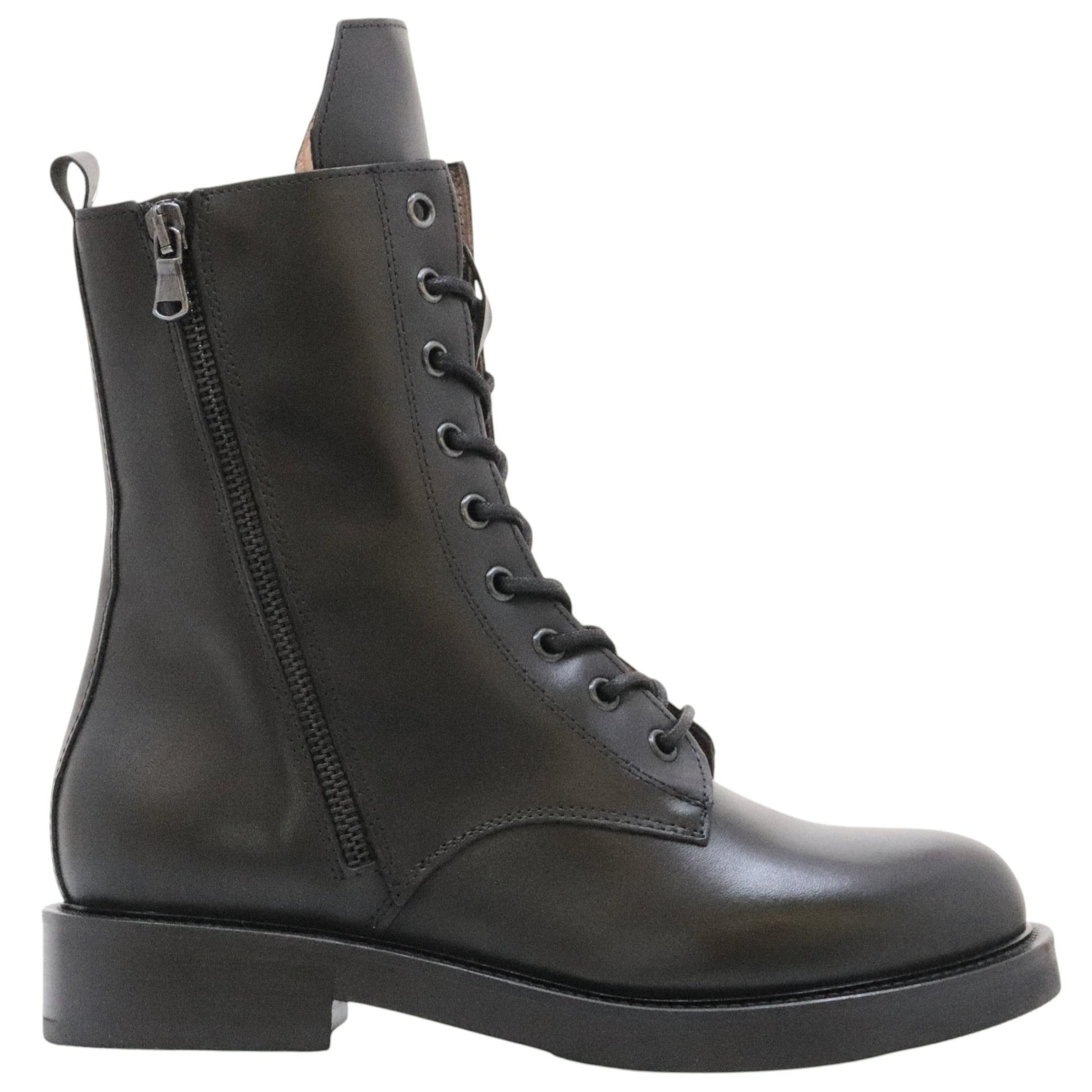 The Seller MW548 stivaletto donna in pelle nera 