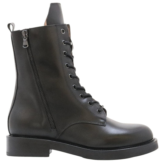 The Seller MW548 stivaletto donna in pelle nera 