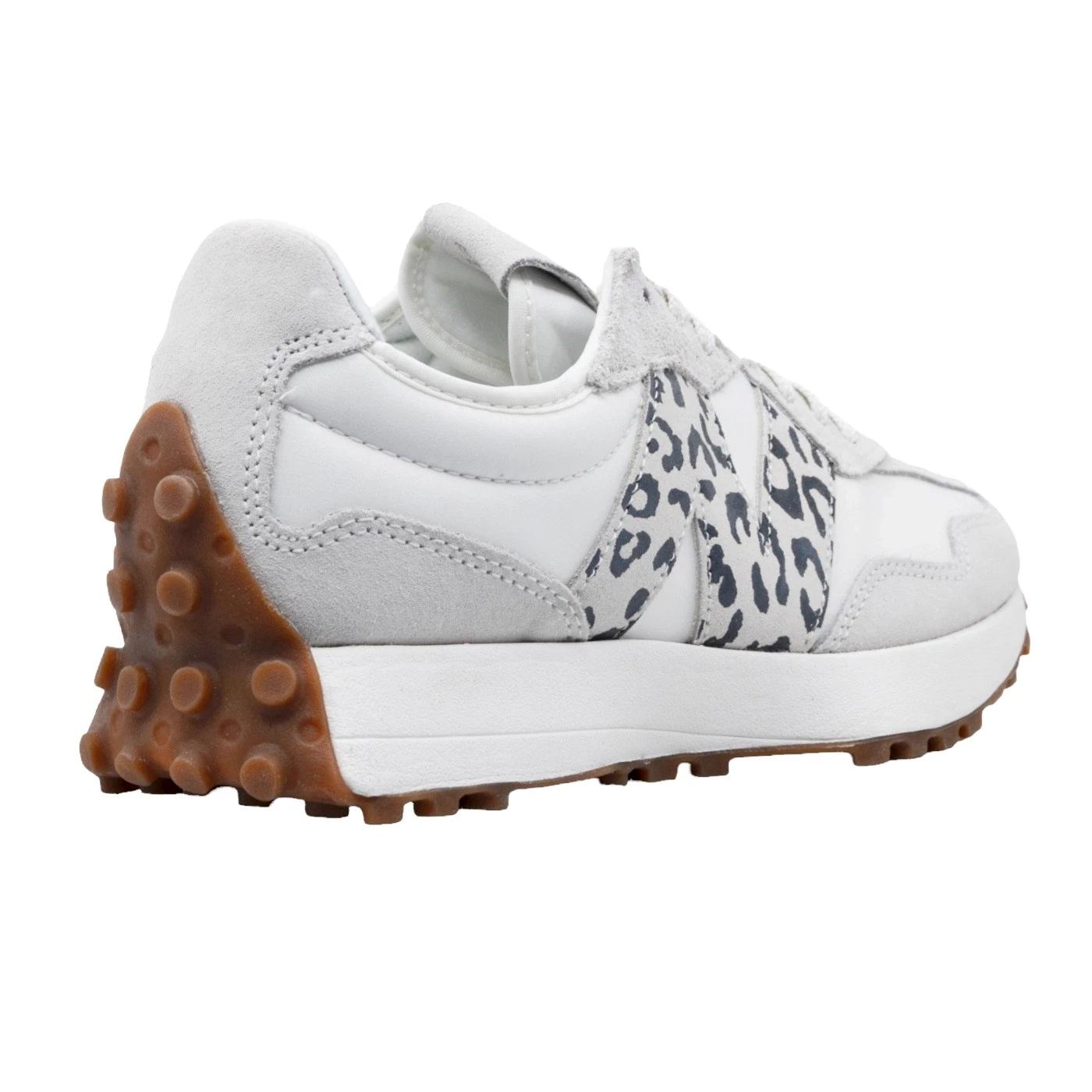 New Balance 327 sneaker donna in tessuto tecnico bianco 