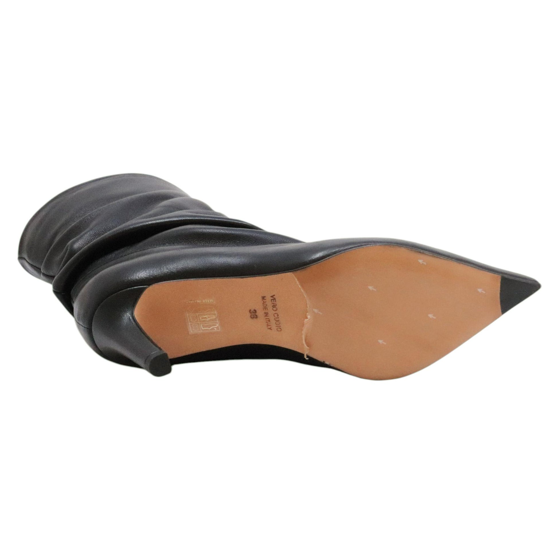 The Seller SE2032 stivaletto donna in pelle nera 
