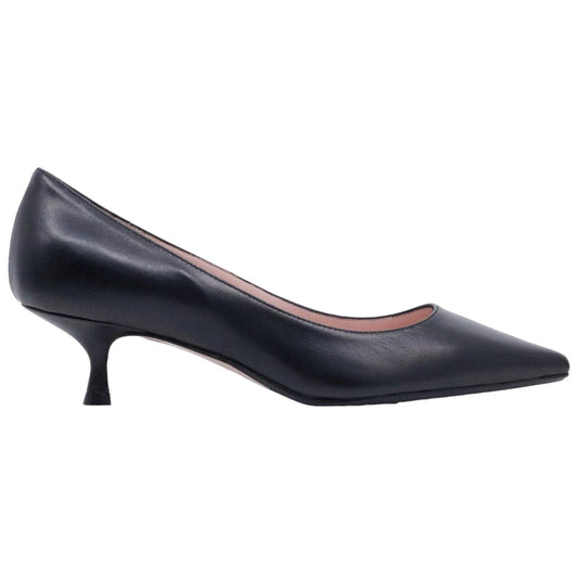 Décolleté donna Anna F 7370 in elegante pelle di colore nero 