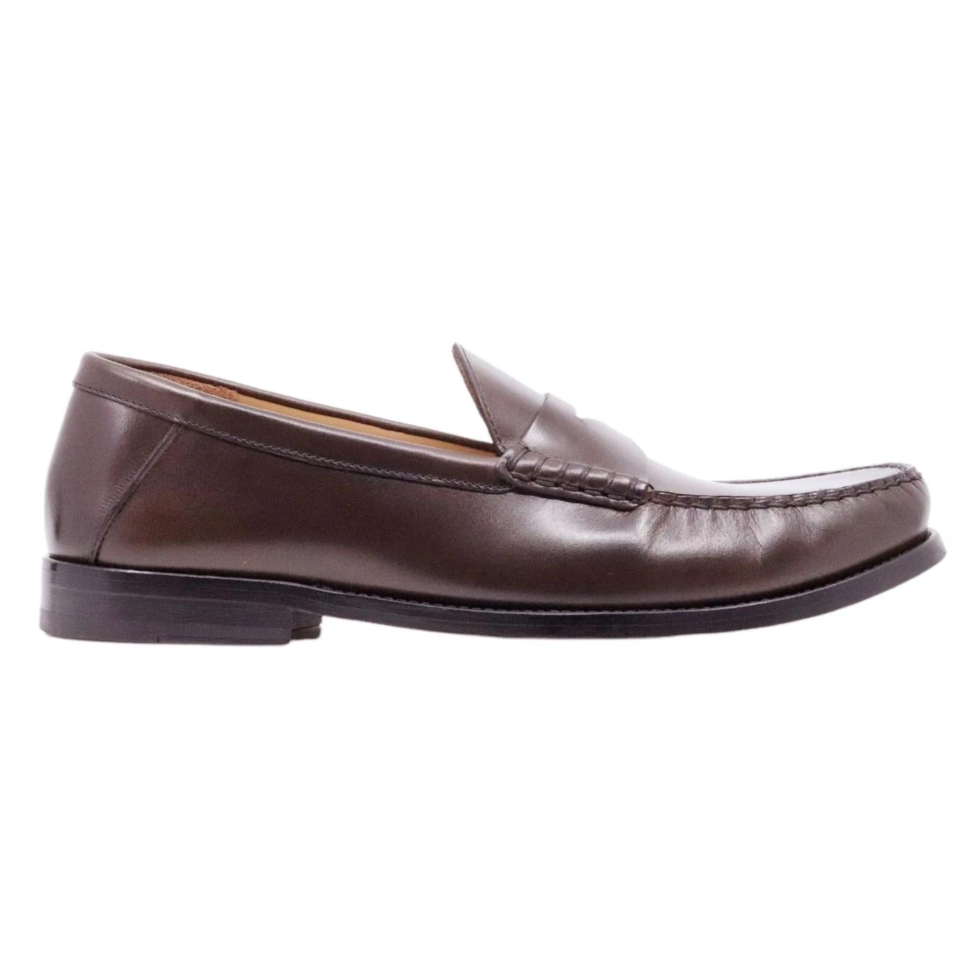 Mocassino uomo Rossano Bisconti in pelle di colore marrone 