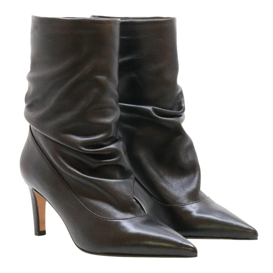 The Seller SE2032 stivaletto donna in pelle nera 