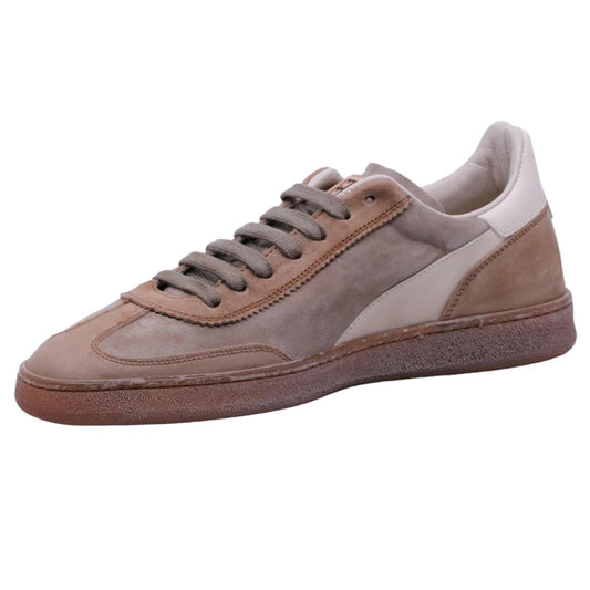 Sneaker uomo Moma 24402A in pelle scamosciata marrone 