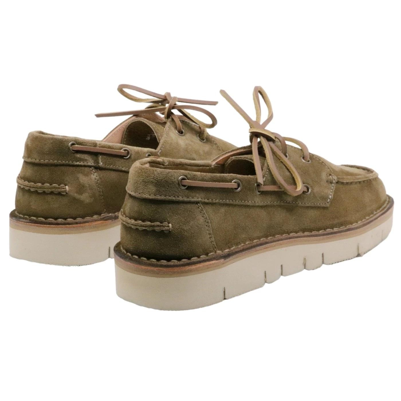 Astorflex Boatflex scarpa da barca in camoscio verde 