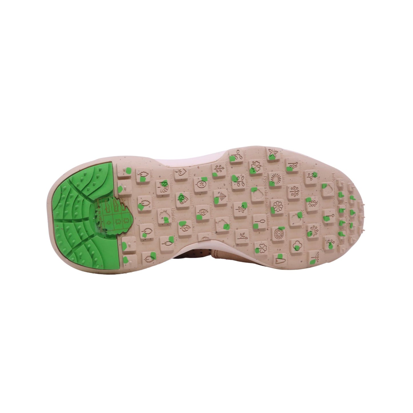 Satorisan Chacrona Laser Premium Creamy Peach sneaker donna in camoscio e pelle traforata 