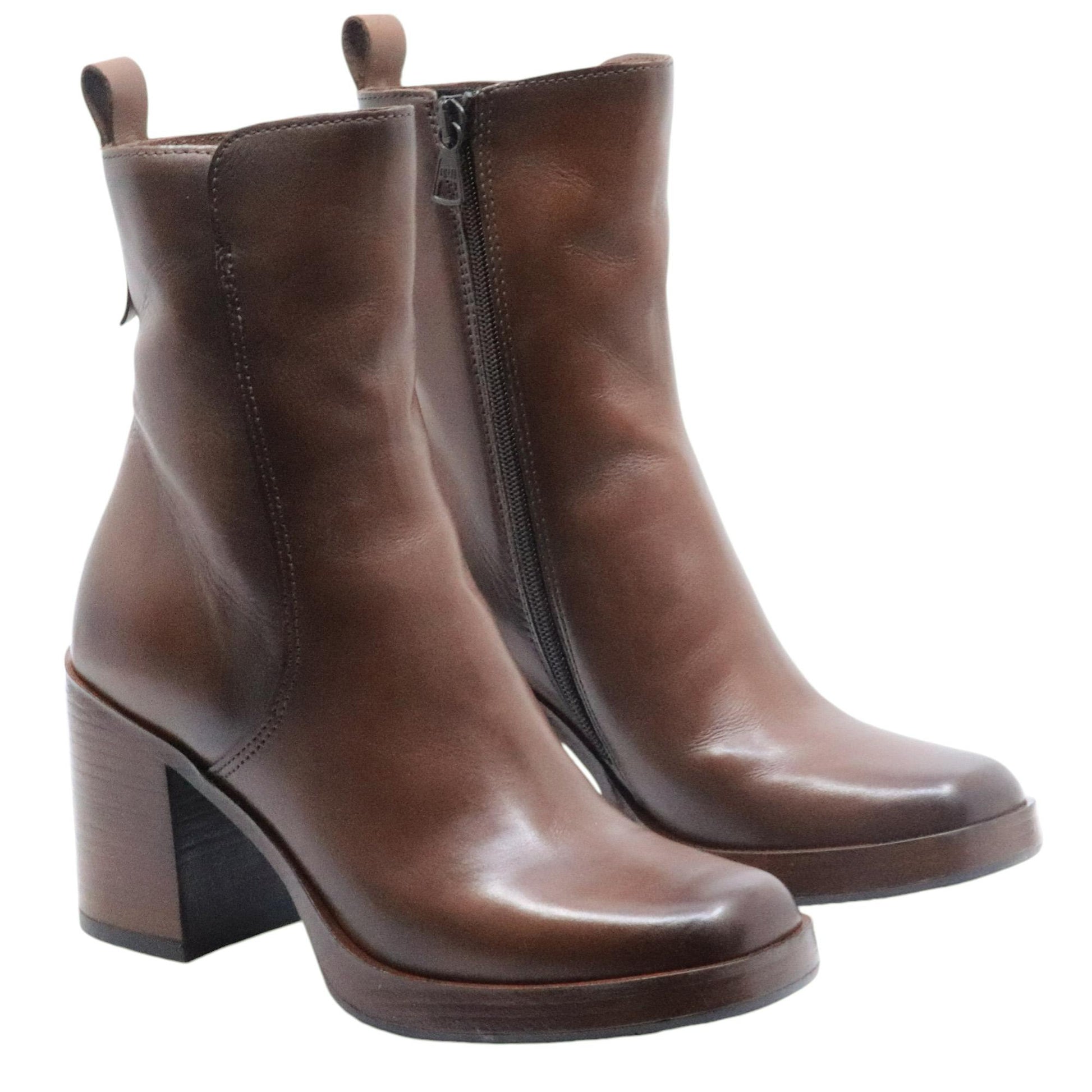 Stivaletto donna Mjus Maddalena P96212 in pelle marrone 