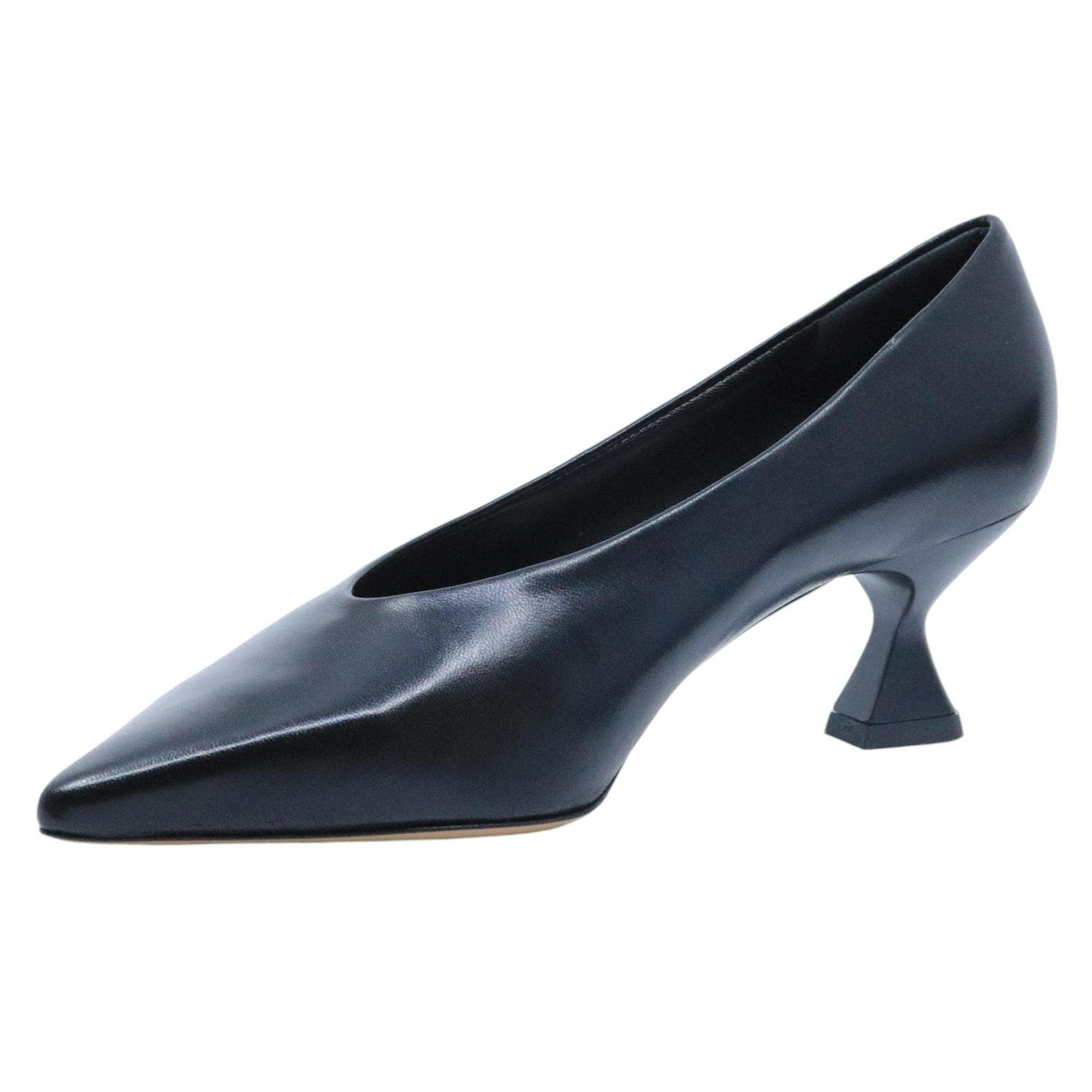 Décolleté donna The Seller SS108 in pelle nera 