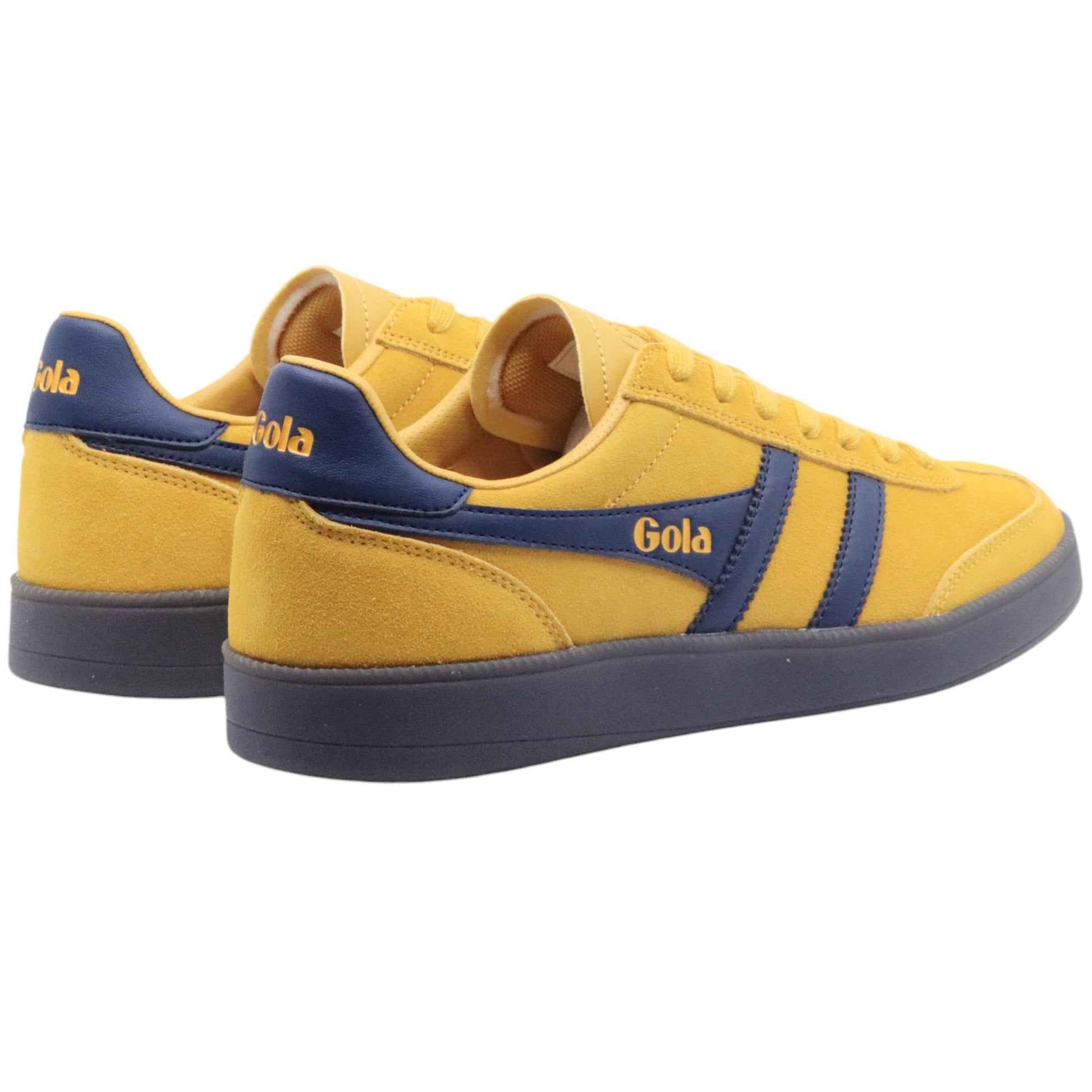 Sneaker uomo Gola Viper Trainers in camoscio giallo 
