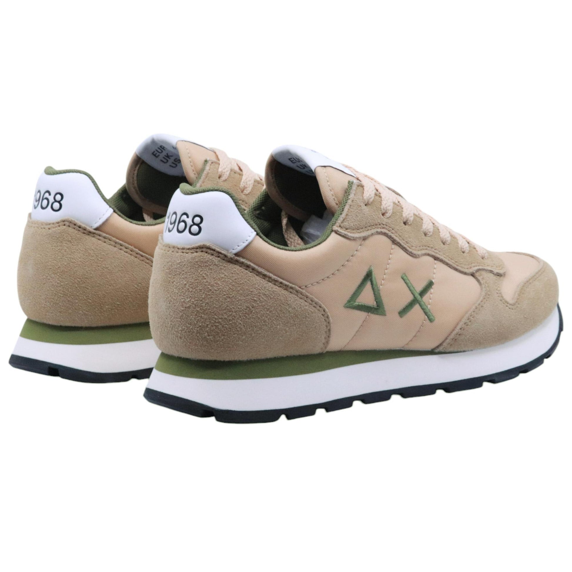 Sneaker uomo Sun68 Tom Solid Z35101 in tessuto beige 