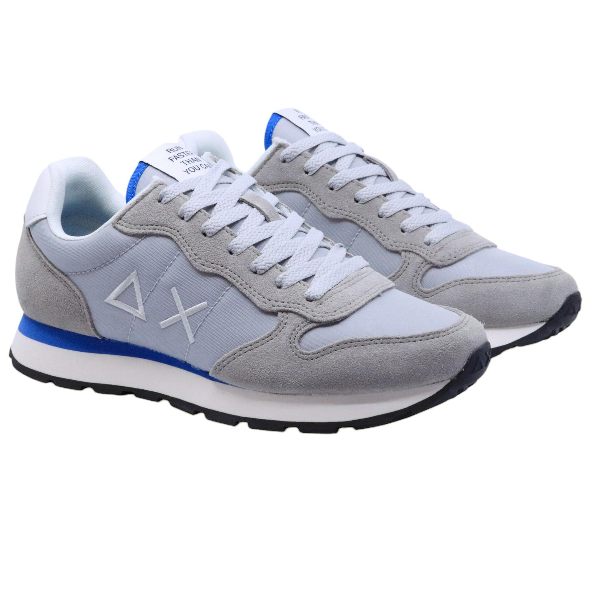 Sneaker uomo Sun68 Tom Solid Z35101 in tessuto grigio 