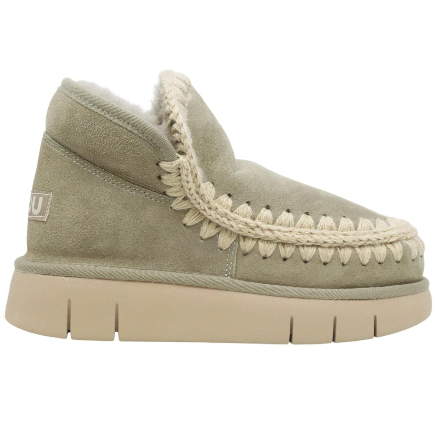 Mou Eskimo Bounce sneaker stivaletto donna in montone loak ESKIMOBOUN-SNEALOAKLAUREL OAK MOU