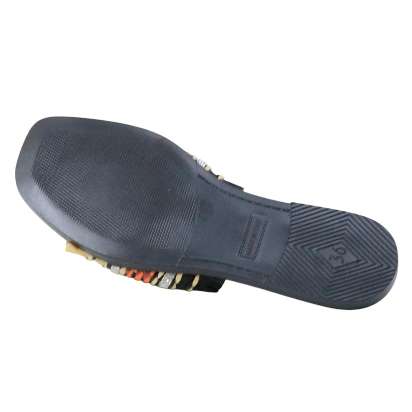 Verderosamarino 3913 ciabatta donna in pelle nera 