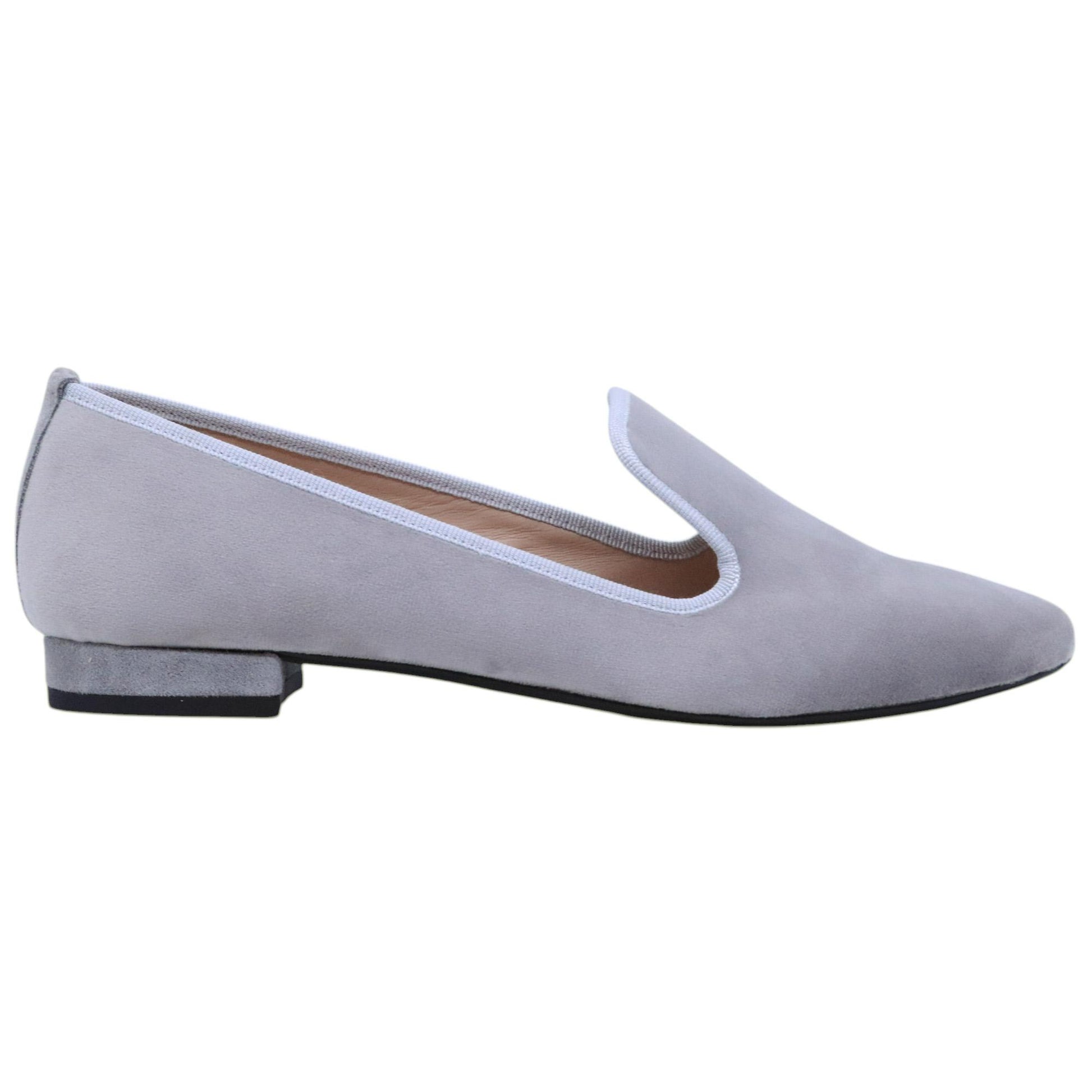 Ballerina da donna Jaffè modello 641 in velluto grigio 