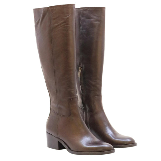 Curiositè 2125 stivale donna pelle marrone 