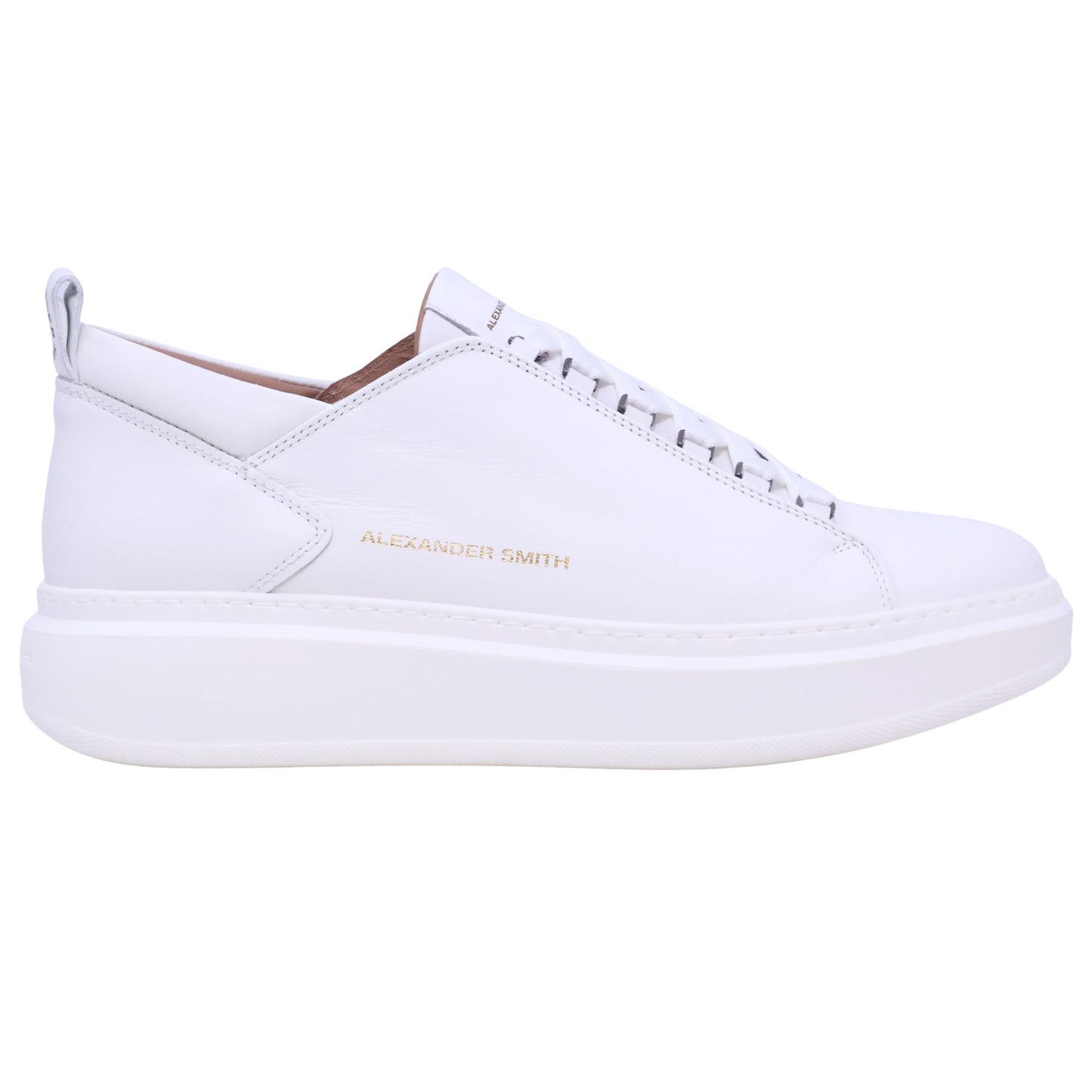 Alexander Smith Wembley sneaker uomo in pelle bianca 