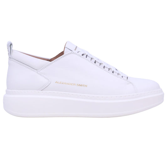 Alexander Smith Wembley sneaker uomo in pelle bianca 