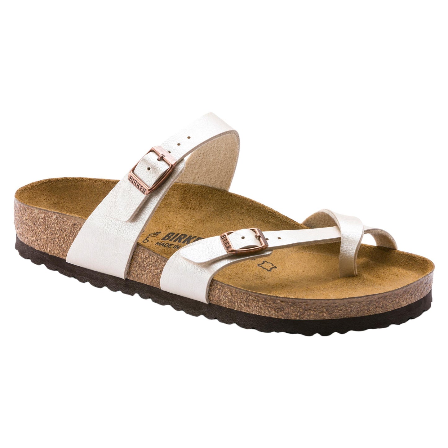 Birkenstock Mayari sandalo infradito donna bianco perla 
