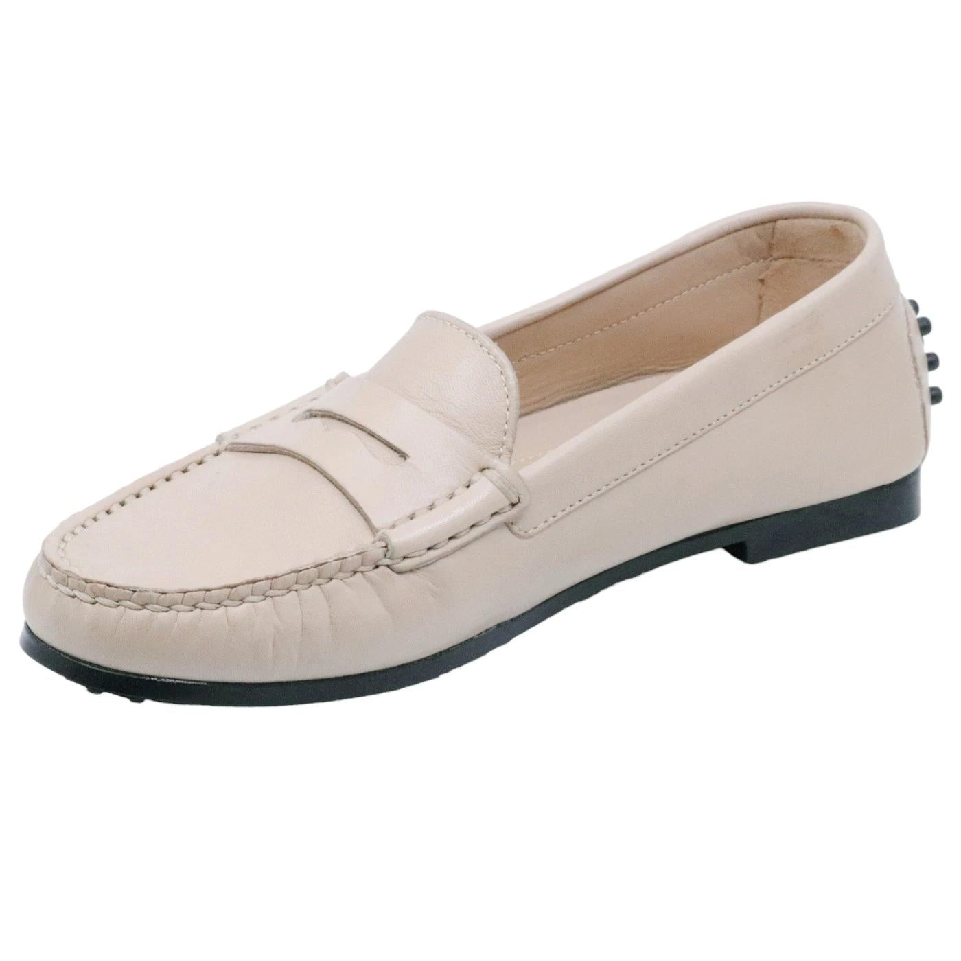 Mocassino donna Triver Flight 512 01 in pelle nude 