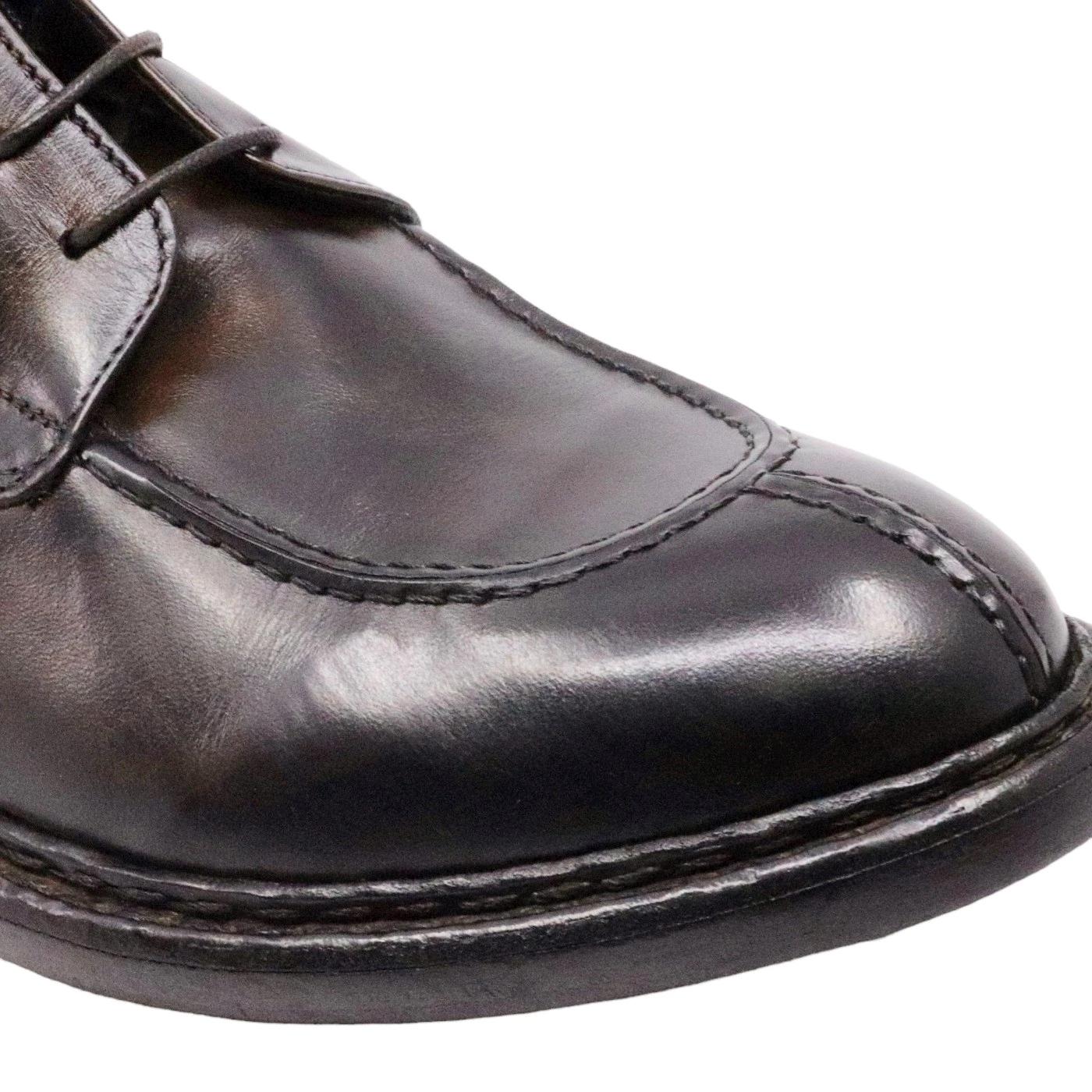 Stivaletto da uomo Crispiniano in pelle di colore marrone 