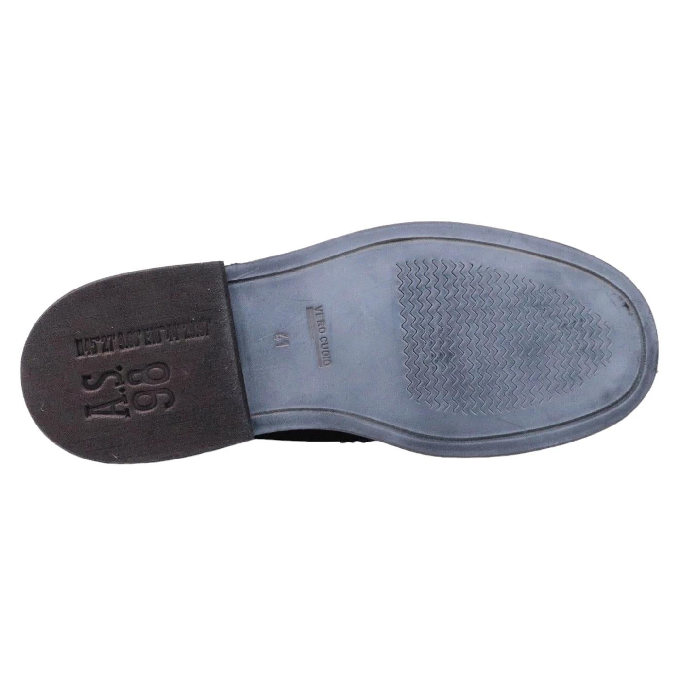 AS98 Arte U97204 stivaletto allacciato uomo in pelle nera 