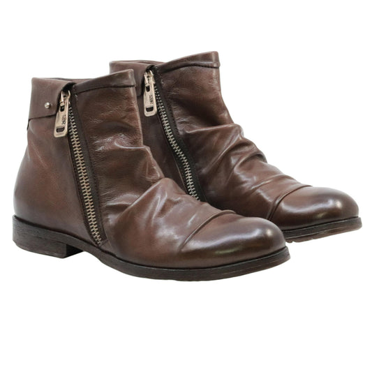 AS98 401216 Clash stivaletto donna in pelle marrone 
