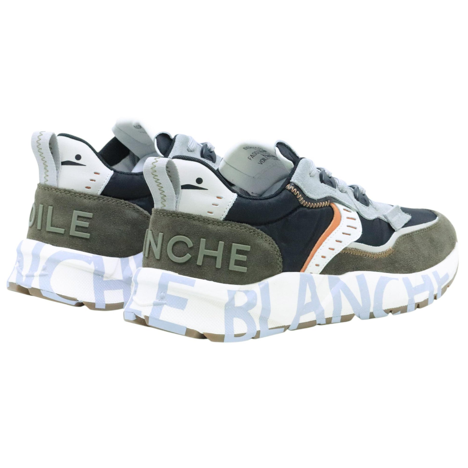 Voile Blanche Club 01 Sneaker uomo in camoscio verde 