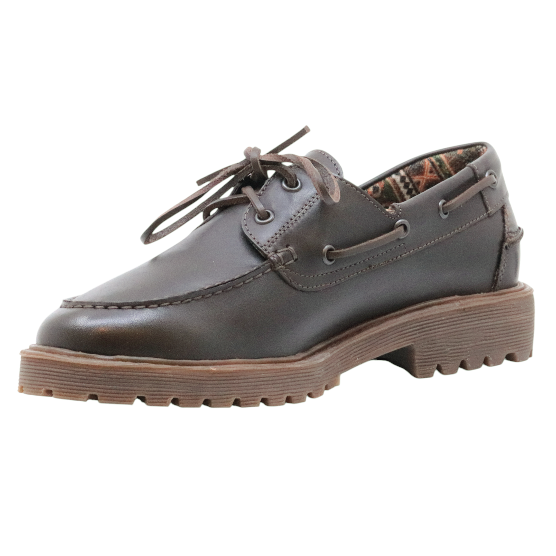 Antica Cuoieria 23058 mocassino barca uomo in pelle marrone 