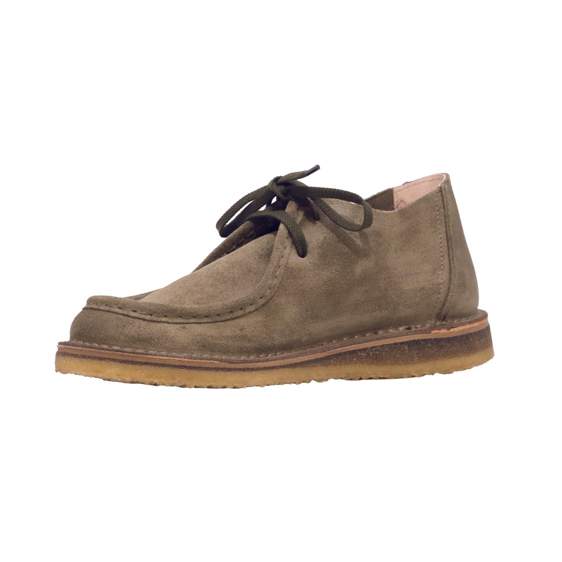 Astorflex Beeneflex 326 polacchino uomo in camoscio verde militare con suola in para 
