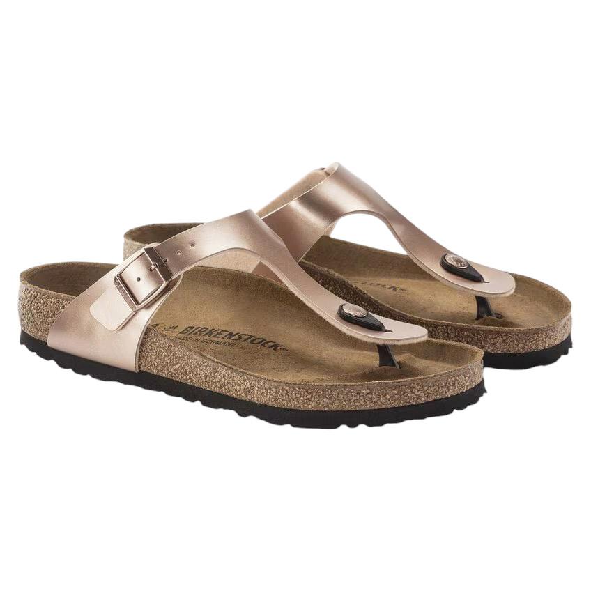 Birkenstock Gizeh Birko Flor Copper 1023943 sandalo infradito rame regular fit 