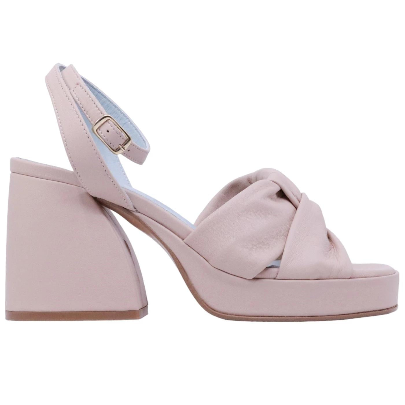 Sandalo donna Poesie Veneziane in pelle di colore nude 