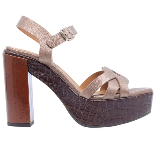 Chie Mihara Jysta sandalo donna in pelle moka 