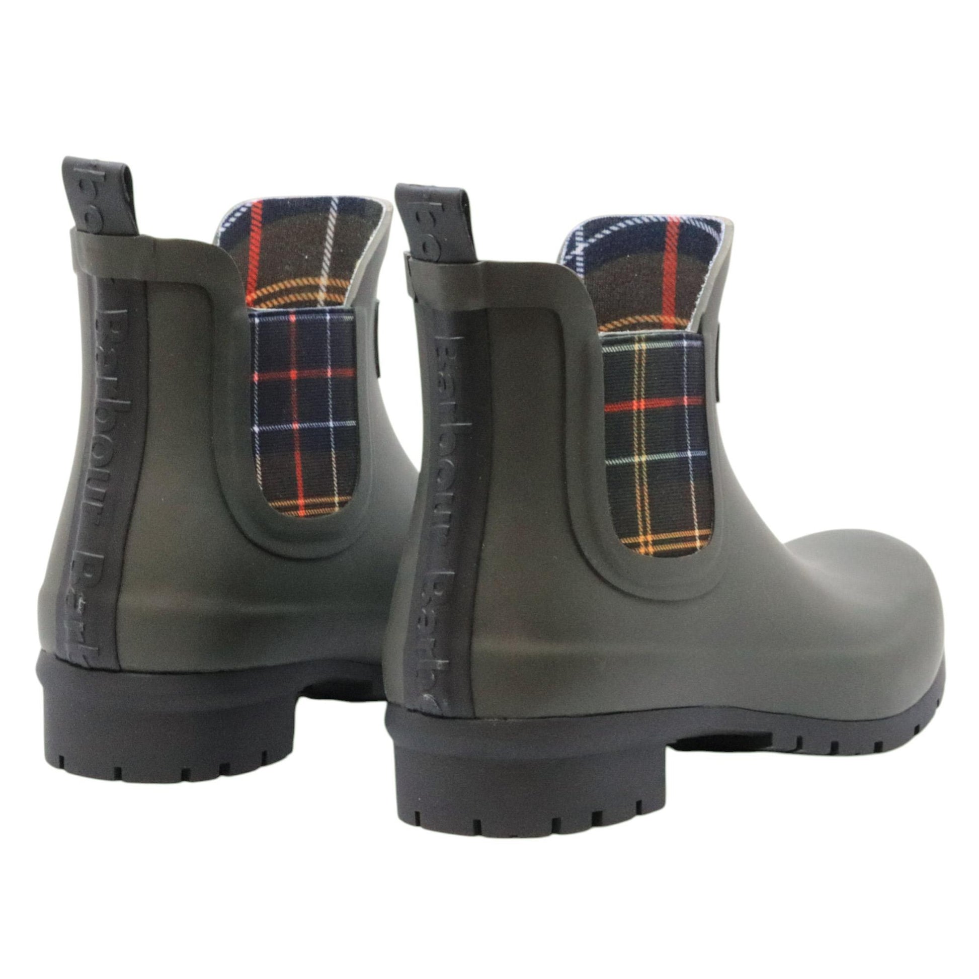 Barbour Kingham LRF0088 wellington donna in gomma verde oliva 
