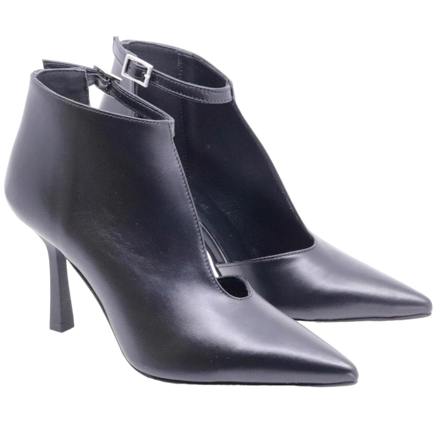 Stivaletto donna Ranyé 4003C in pelle nera 