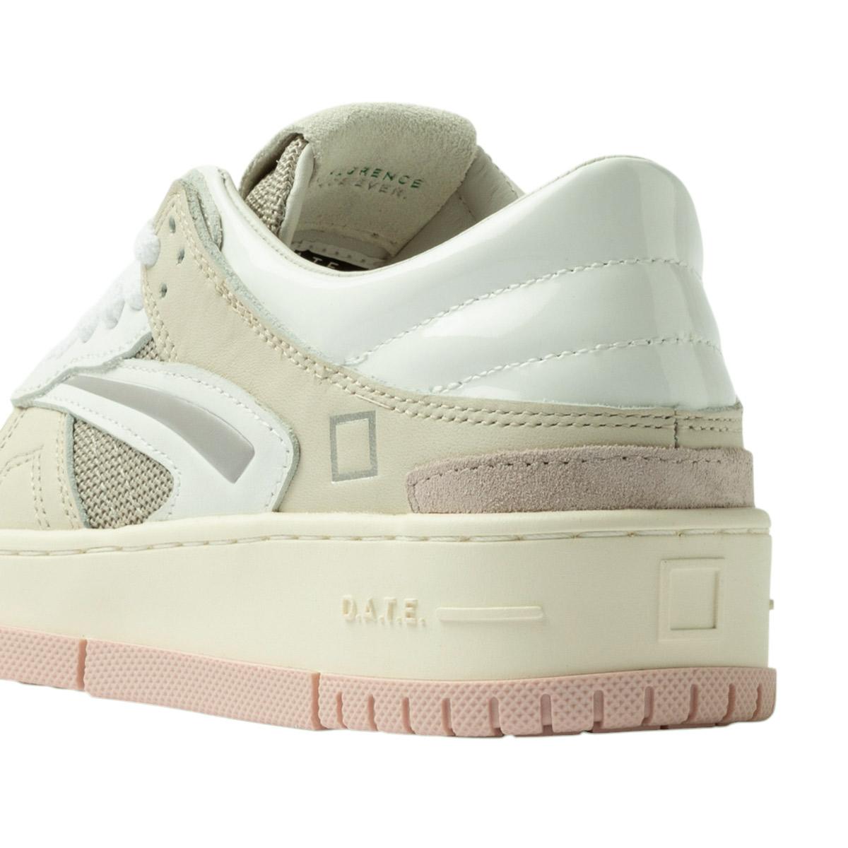 DATE Torneo Collar Natural Taupe TC NT TA sneaker donna in pelle taupe 