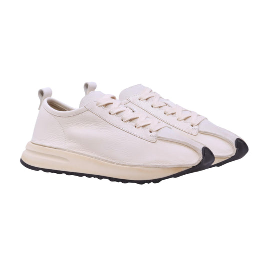 MOMA 11501 Arizona White sneaker uomo in pelle bianca casual Made in Italy 