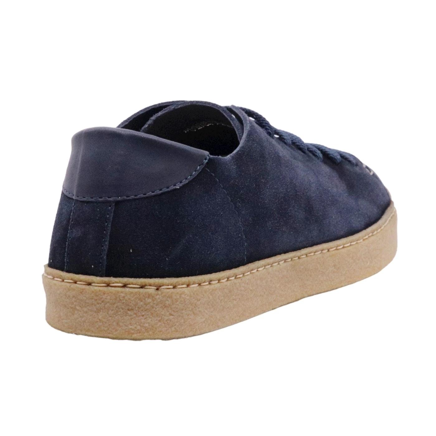 Astorflex Softflex sneaker uomo in pelle sfoderata in camoscio di colore blu 