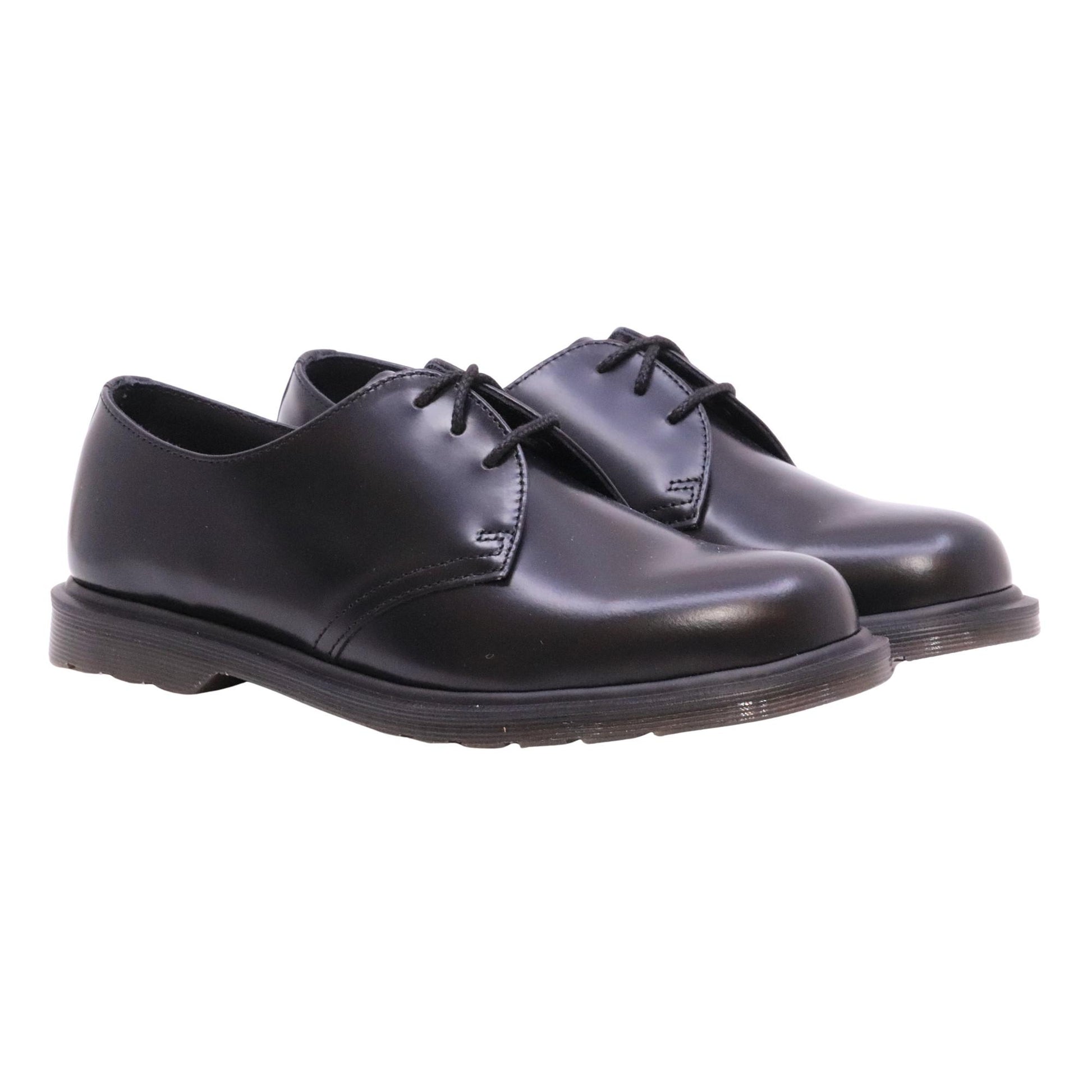 Dr Martens Mayfare 42863001 scarpa uomo in pelle nera Polished Smooth 