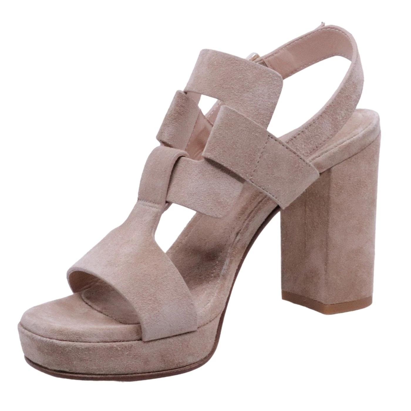 Sandalo donna Triver Flight 508 in camoscio sabbia 