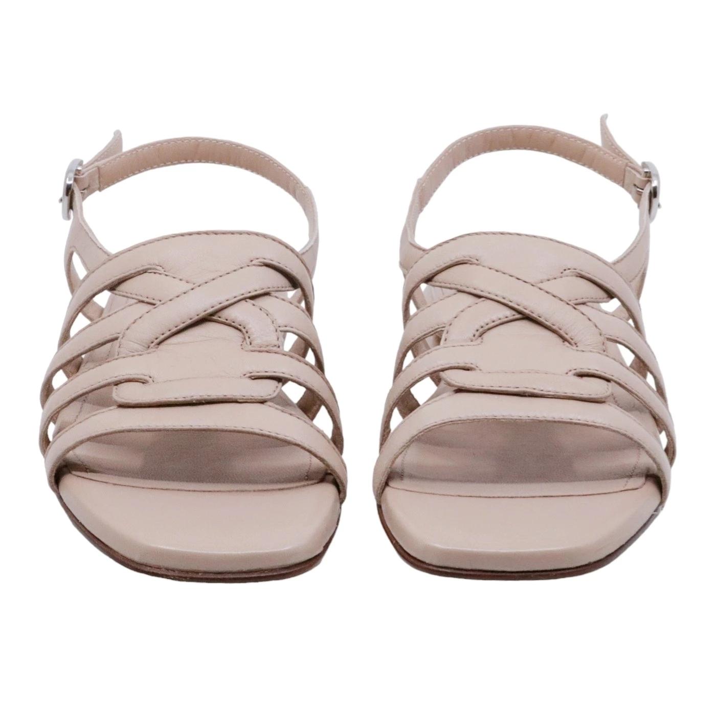 Sandalo donna Triver Flight 566 in pelle nude 