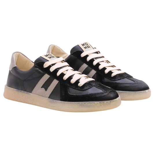 Moma 10601A sneaker uomo in pelle nera 