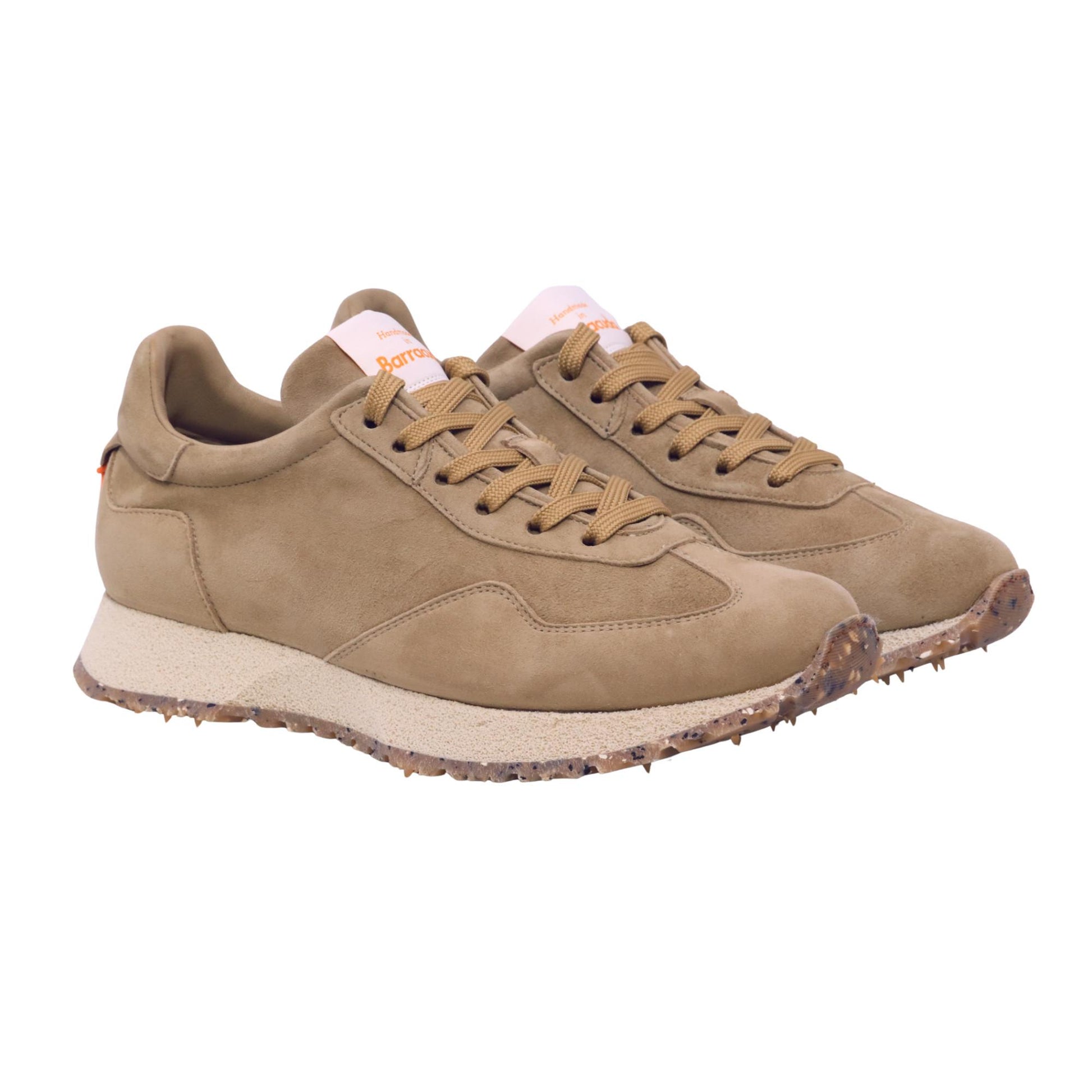 Barracuda React BU3600 tabacco sneaker uomo in camoscio 