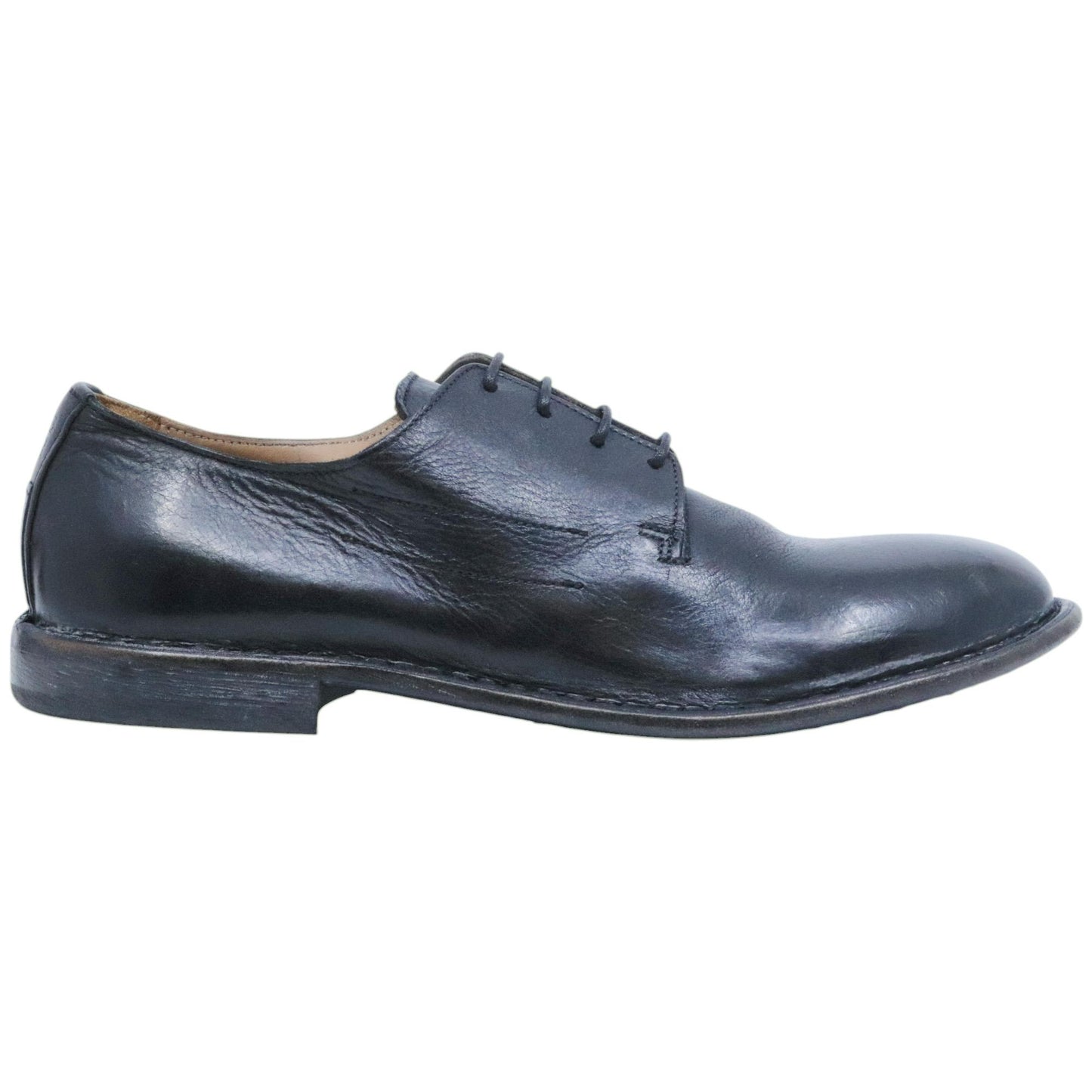 Scarpa derby uomo Moma 14501A in pelle nera 