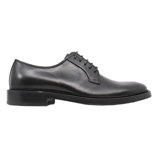 Scarpa Derby da uomo di Seboy's 3810 in pelle nera 